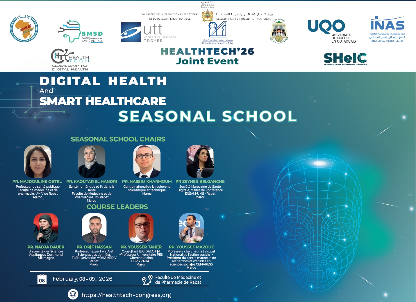 Le Président du CEMARESS participera au congrès international « Digital Health and Smart Healthcare »